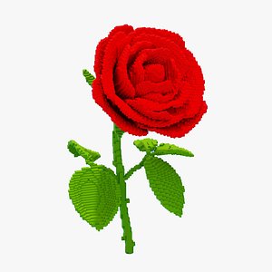 Red Rose 3D model