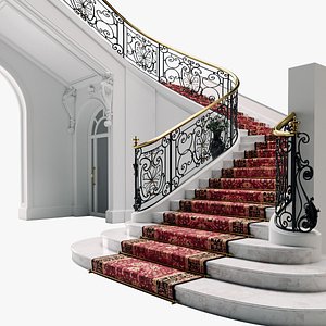 3D classic staircase 2