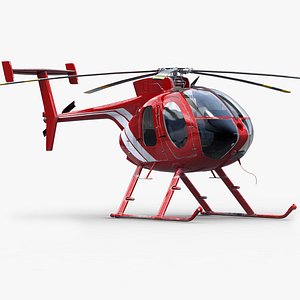3d md helicopter model