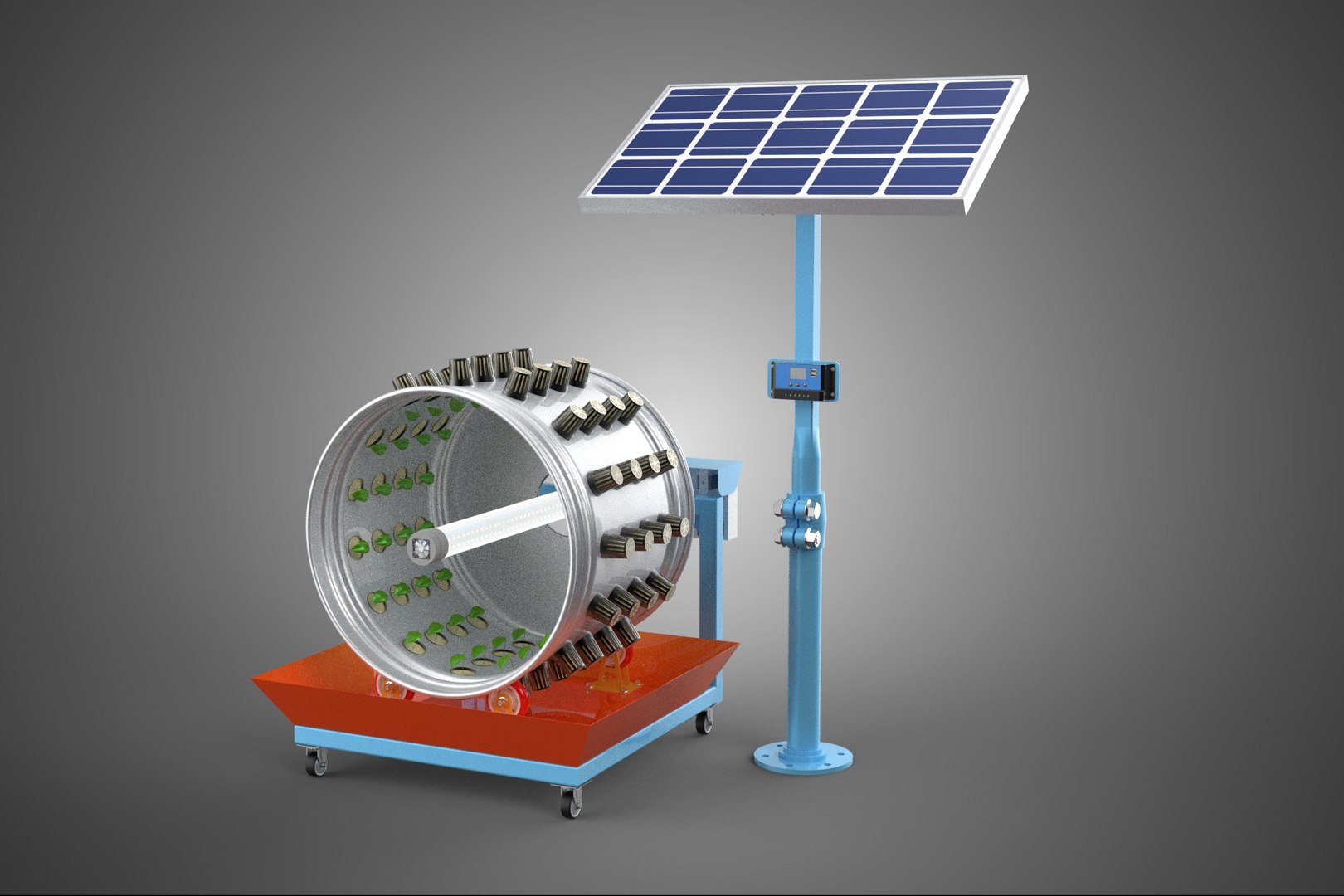 3D SOLAR PANEL IOT WHEEL ROTARY HYDROPONIC GARDEN PLANT FARM SYSTEM https://p.turbosquid.com/ts-thumb/qH/bNkpRa/PY/01_690_solarpaneliotwheelrotaryhydroponicgardenplantfarmsystem/jpg/1759564938/1920x1080/fit_q87/2b64f5d23251eec54ad1c2e91b6e0f2e7b24d4e1/01_690_solarpaneliotwheelrotaryhydroponicgardenplantfarmsystem.jpg