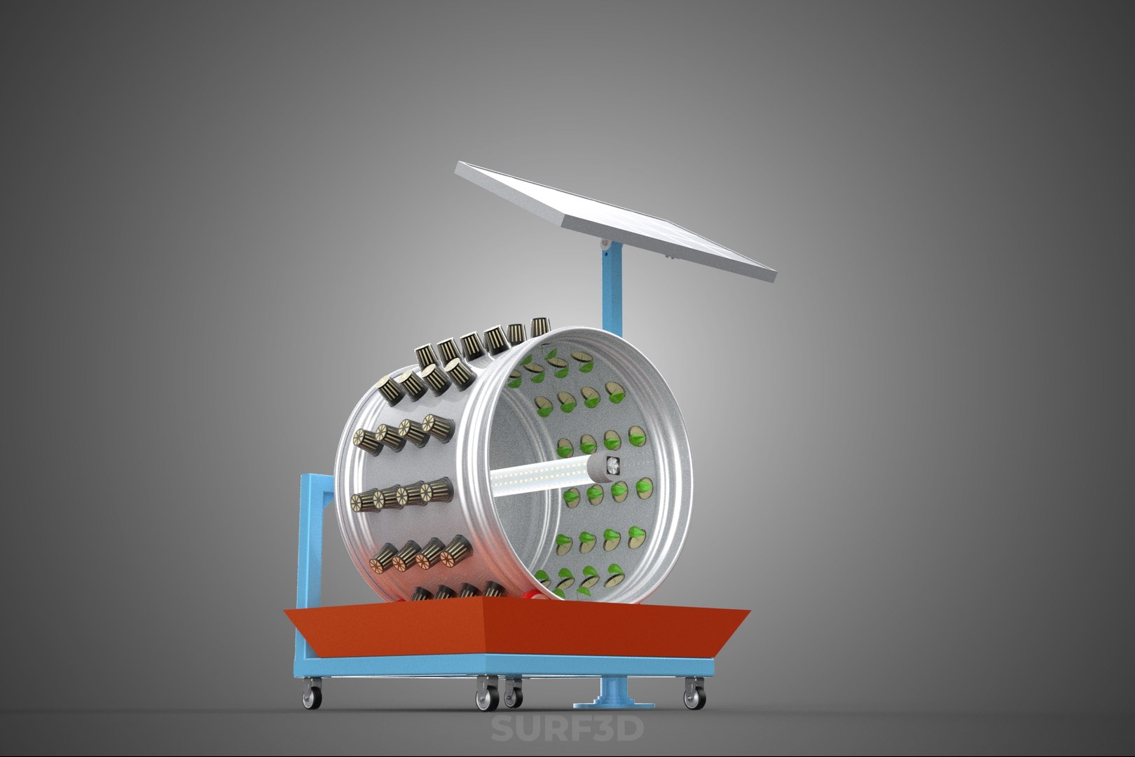 3D SOLAR PANEL IOT WHEEL ROTARY HYDROPONIC GARDEN PLANT FARM SYSTEM https://p.turbosquid.com/ts-thumb/qH/bNkpRa/sh/25_690_solarpaneliotwheelrotaryhydroponicgardenplantfarmsystem/jpg/1759564982/1920x1080/fit_q87/bb2537f64fc5eb5060e73f939601dc06b021e2d7/25_690_solarpaneliotwheelrotaryhydroponicgardenplantfarmsystem.jpg