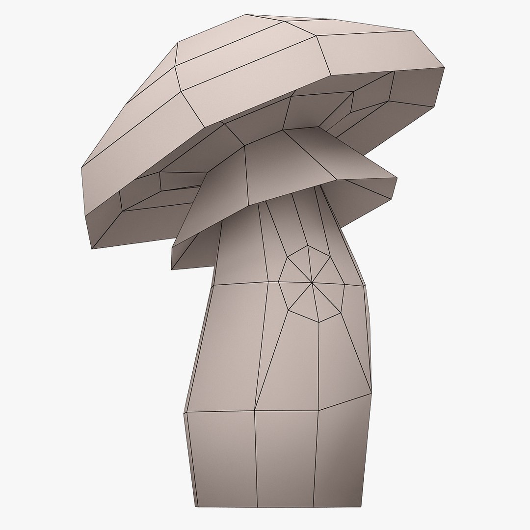 mushroom 3d model