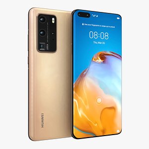 huawei p40 pro blush 3D