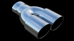 3D Flowmaster Exhaust Tip 3 In Dual Out Angle Cut