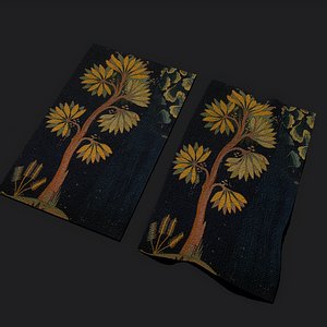 decor carpet rug 3D model