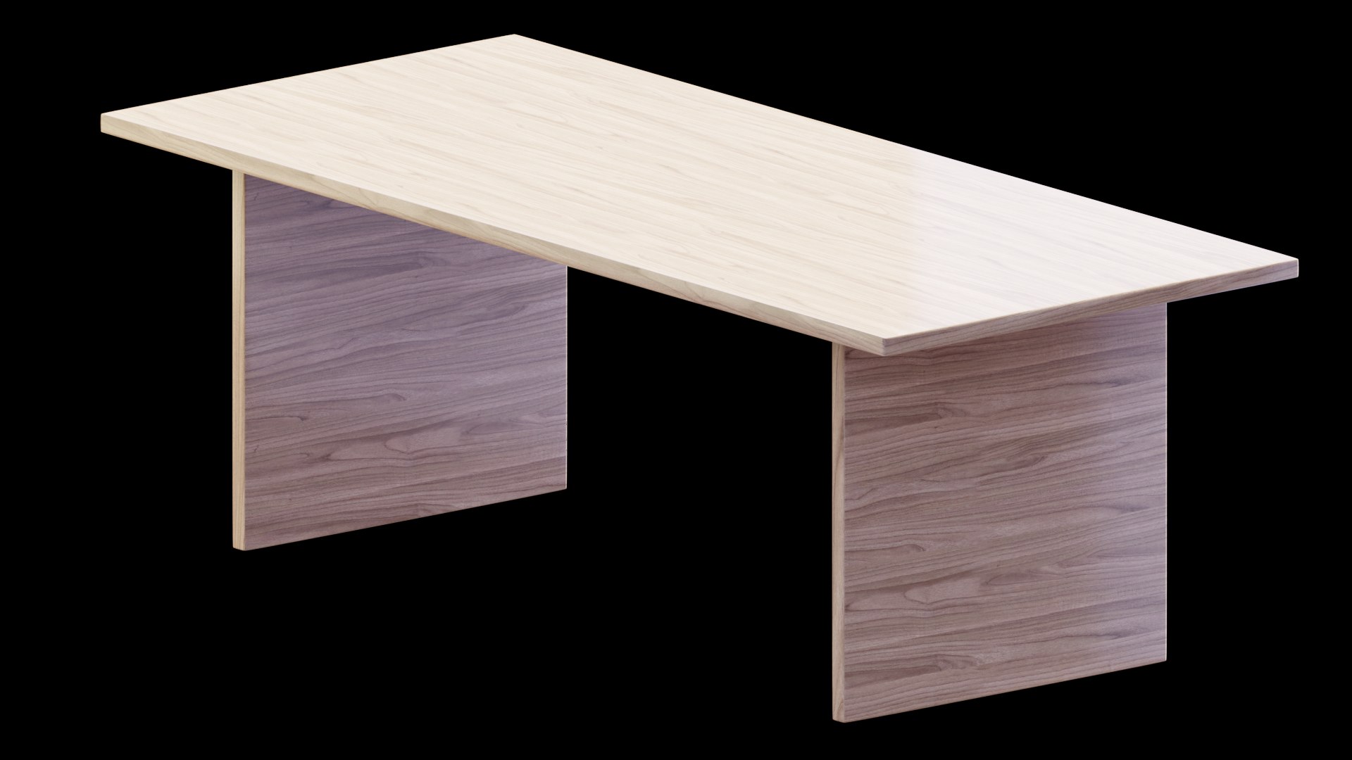 3D Wooden Dining Table Furniture Model - TurboSquid 1508082