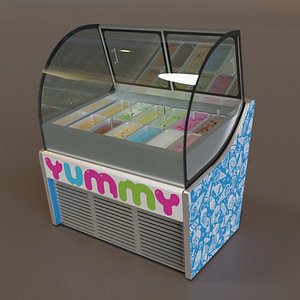 3D model ice cream