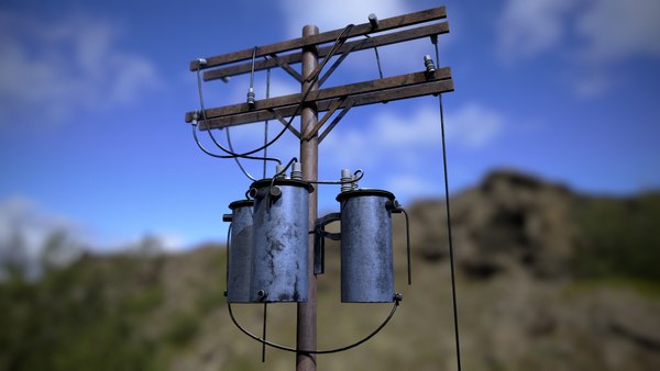 古い電柱3Dモデル - TurboSquid 1938293 古い電柱3Dモデル - TurboSquid 1938293