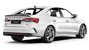 3D model Skoda Octavia RS 2020