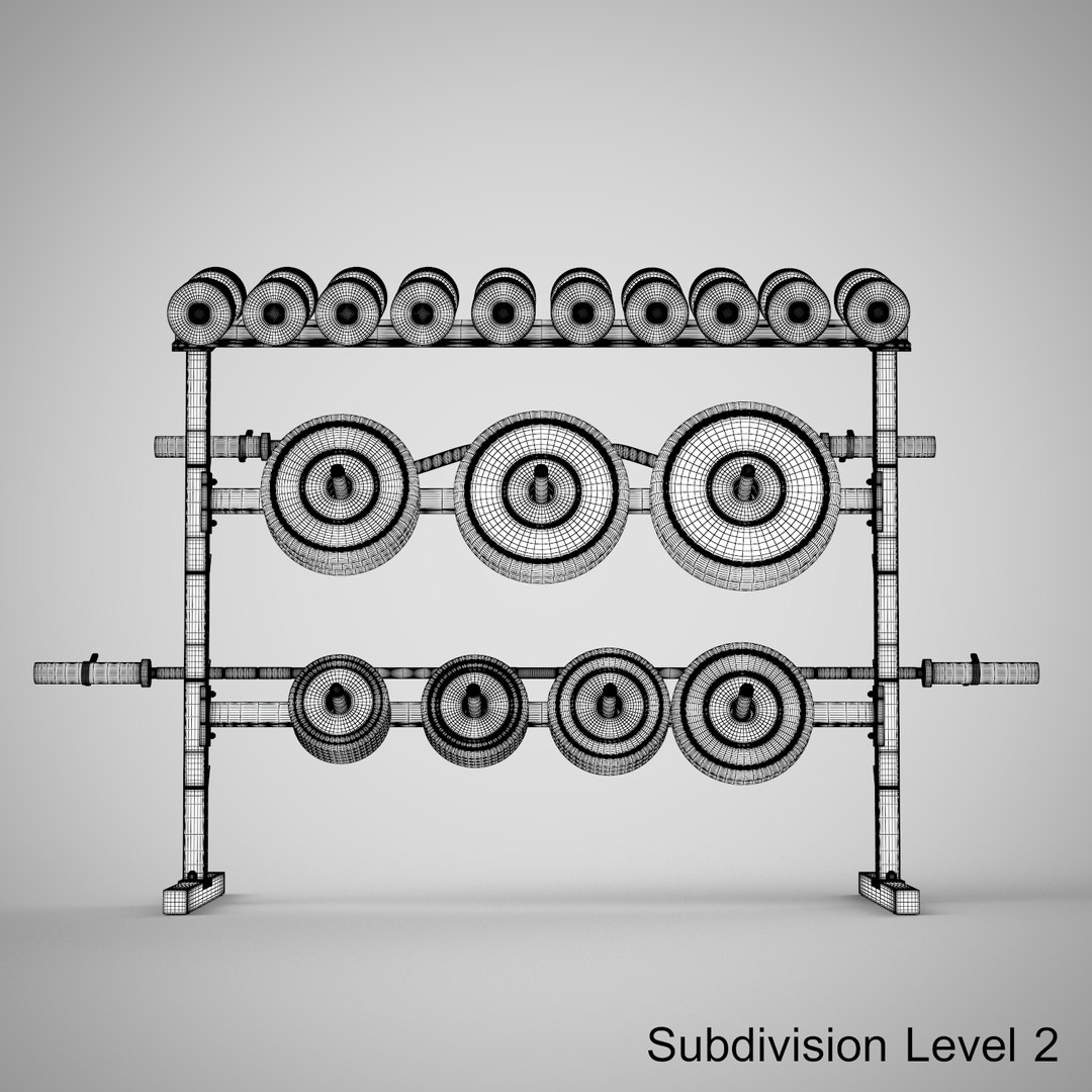 max barbell weight rack