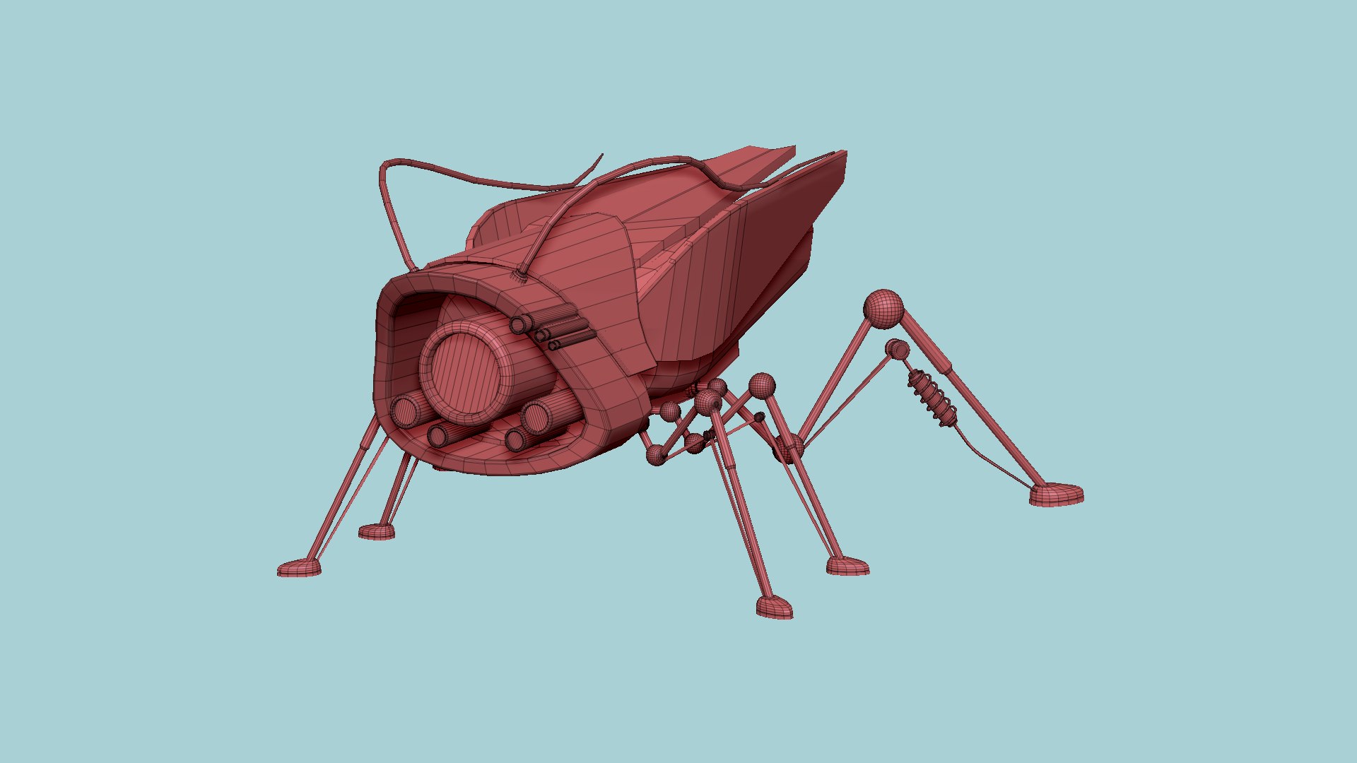 Insect Robot F07 White Black - SciFi Character Design 3D model https://p.turbosquid.com/ts-thumb/qH/t2XSP7/fr/zwire1/png/1649193248/1920x1080/fit_q87/247537ec1f05e582d3a58c5abeeec0d692c743b1/zwire1.jpg