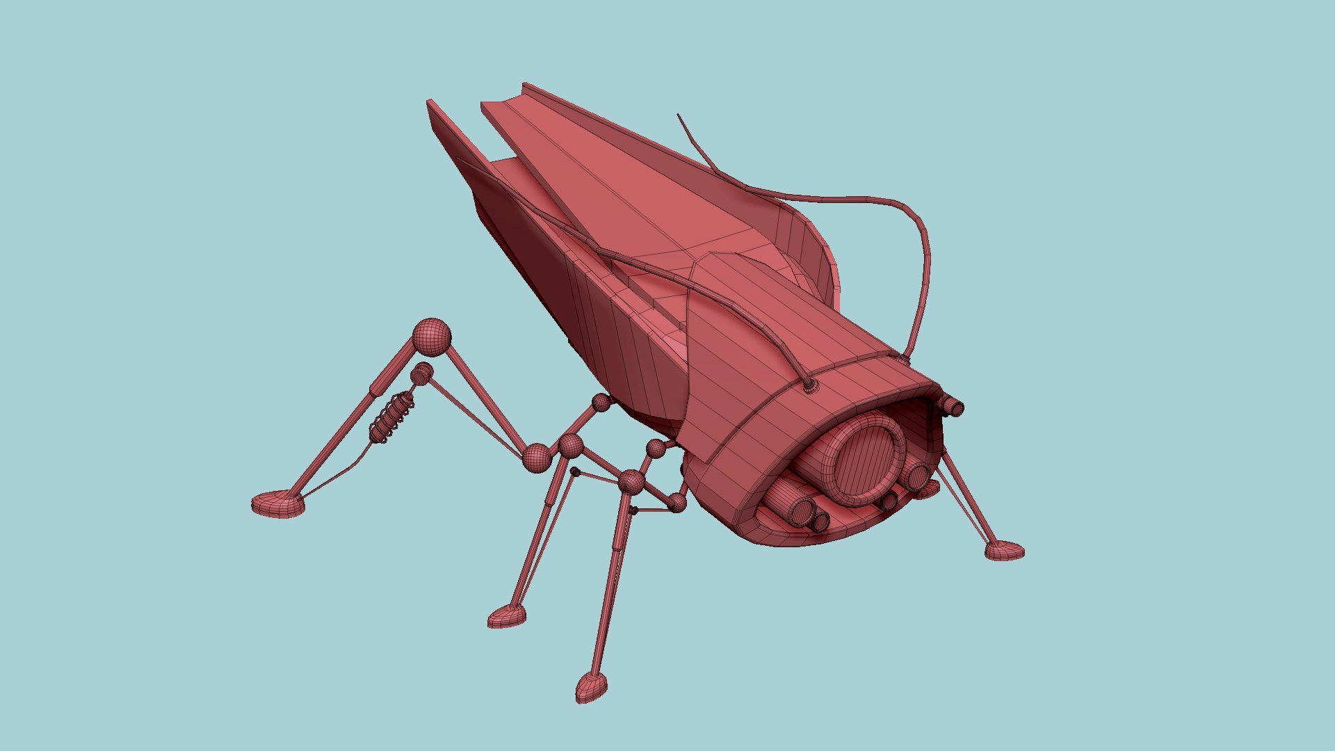 Insect Robot F07 White Black - SciFi Character Design 3D model https://p.turbosquid.com/ts-thumb/qH/t2XSP7/qZ/zwire5/png/1649193261/1920x1080/fit_q87/a9a8119874e93bf2639ac653b52cb7f30f729eb3/zwire5.jpg