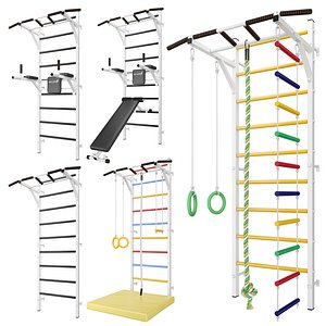3D model horizontal sports bar swedish