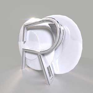 3d-r font plates 3D