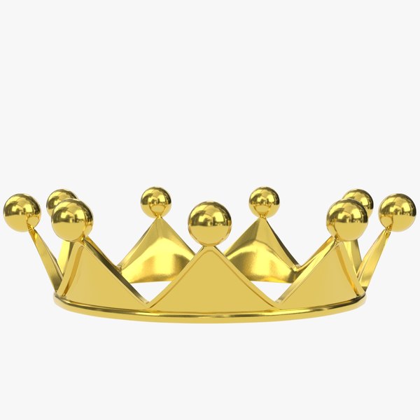 Gold crown 8 3D model