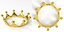 Gold crown 8 3D model