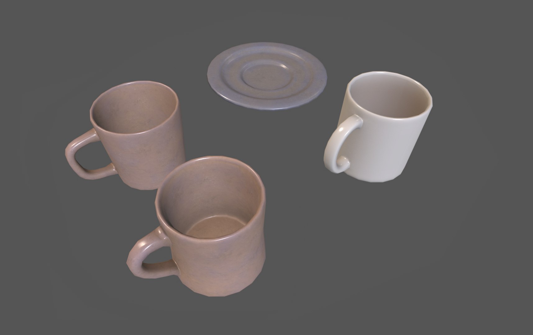 3D various mugs plate glass https://p.turbosquid.com/ts-thumb/qH/xzVyhb/OGvgJaQn/various_mugs_set_005/jpg/1588305840/1920x1080/fit_q87/1324b9208949b38a202343f4d7ff08ea6abc9ed3/various_mugs_set_005.jpg