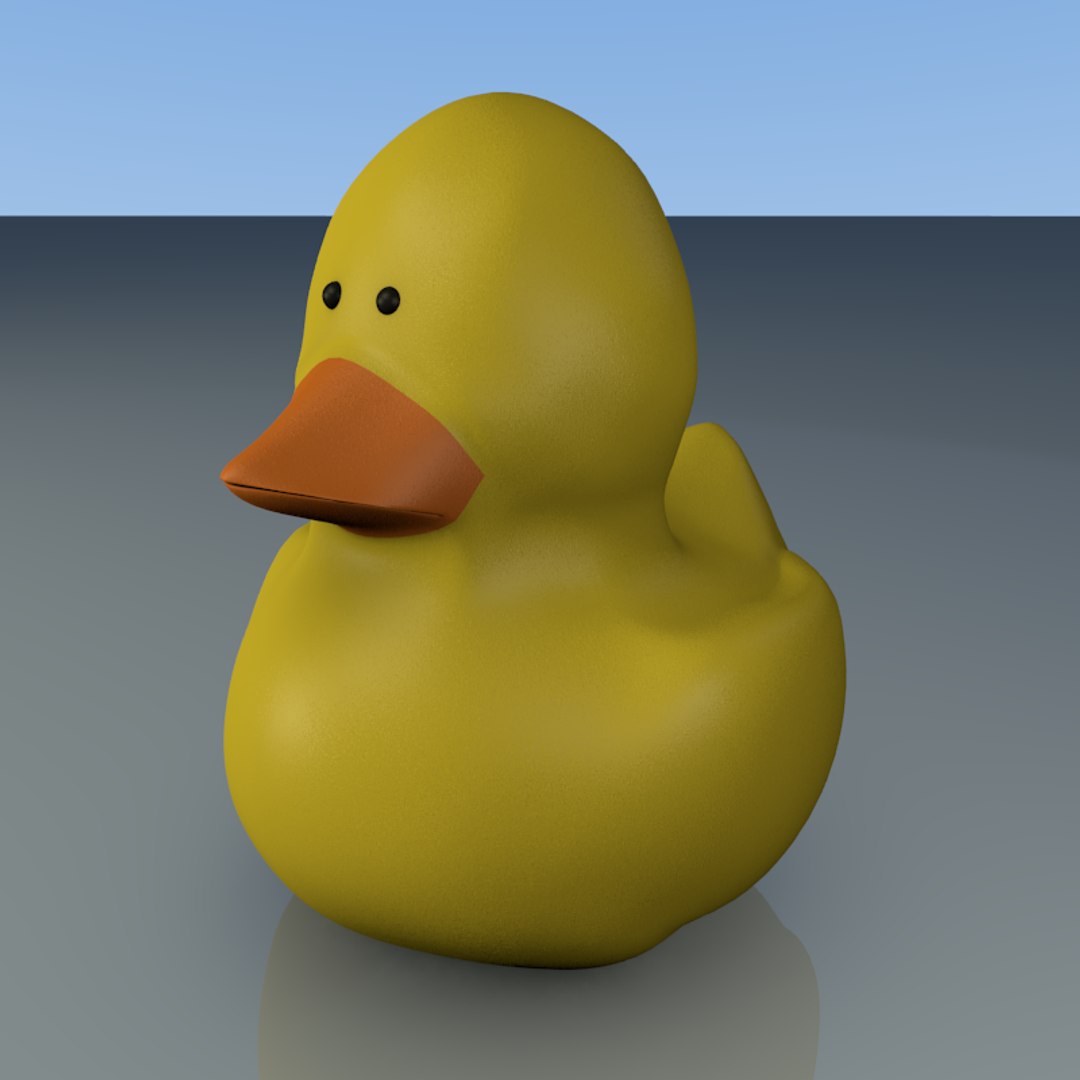 Rubber Ducky 3d Obj