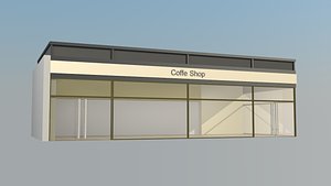 3d shop coffe