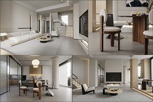 Modern Apartment Interior Scene3
