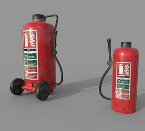 2 Old Fire Extinguishers