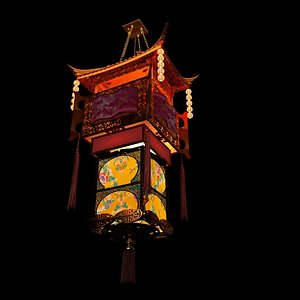 3D model Chinese palace lantern