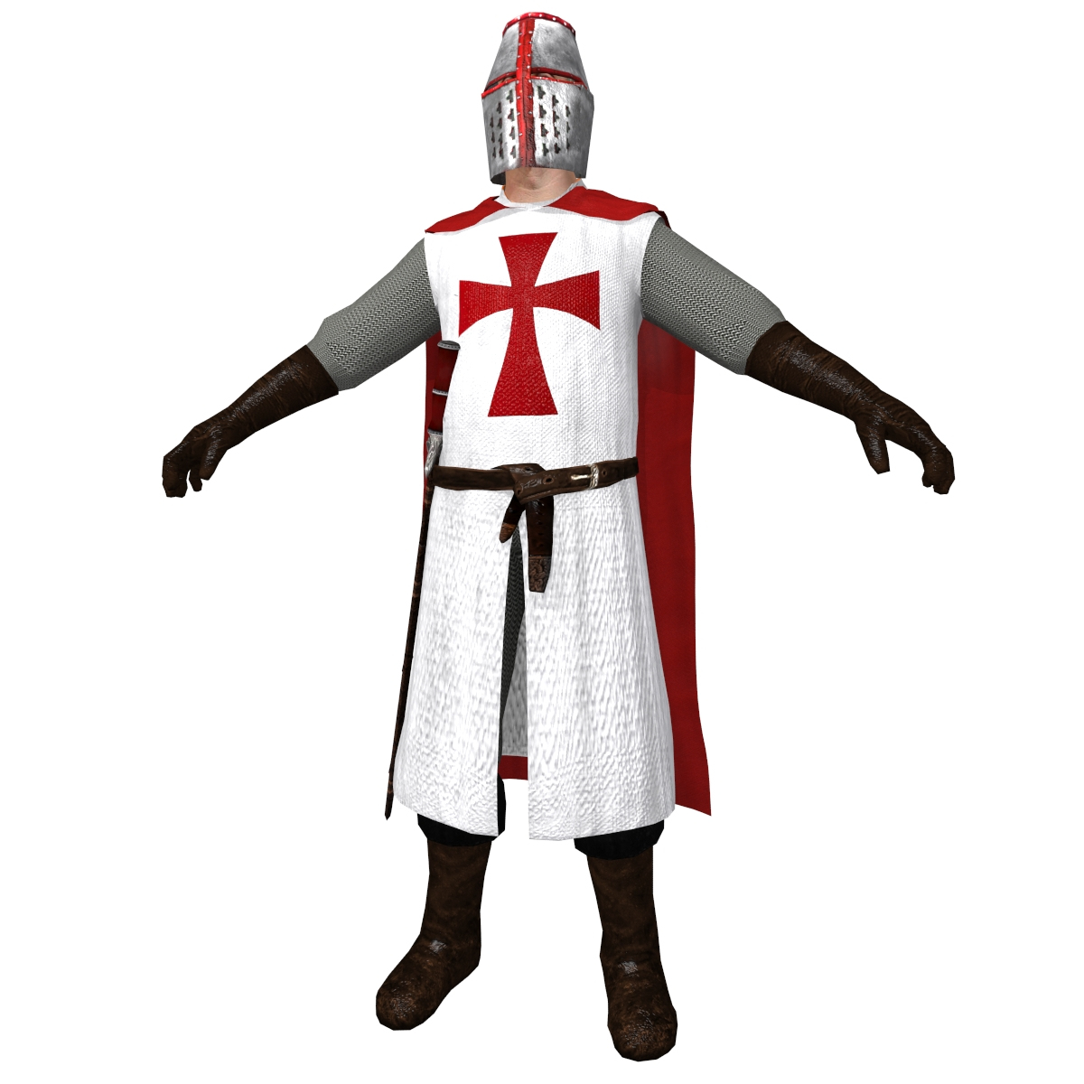 medieval templar 3d max