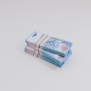 3D 200 Argentine Peso Currency