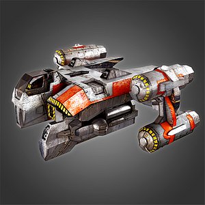spaceship - spacecraft aircraft 3ds