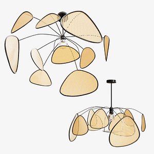 3D Designer Wicker Pendant lamp