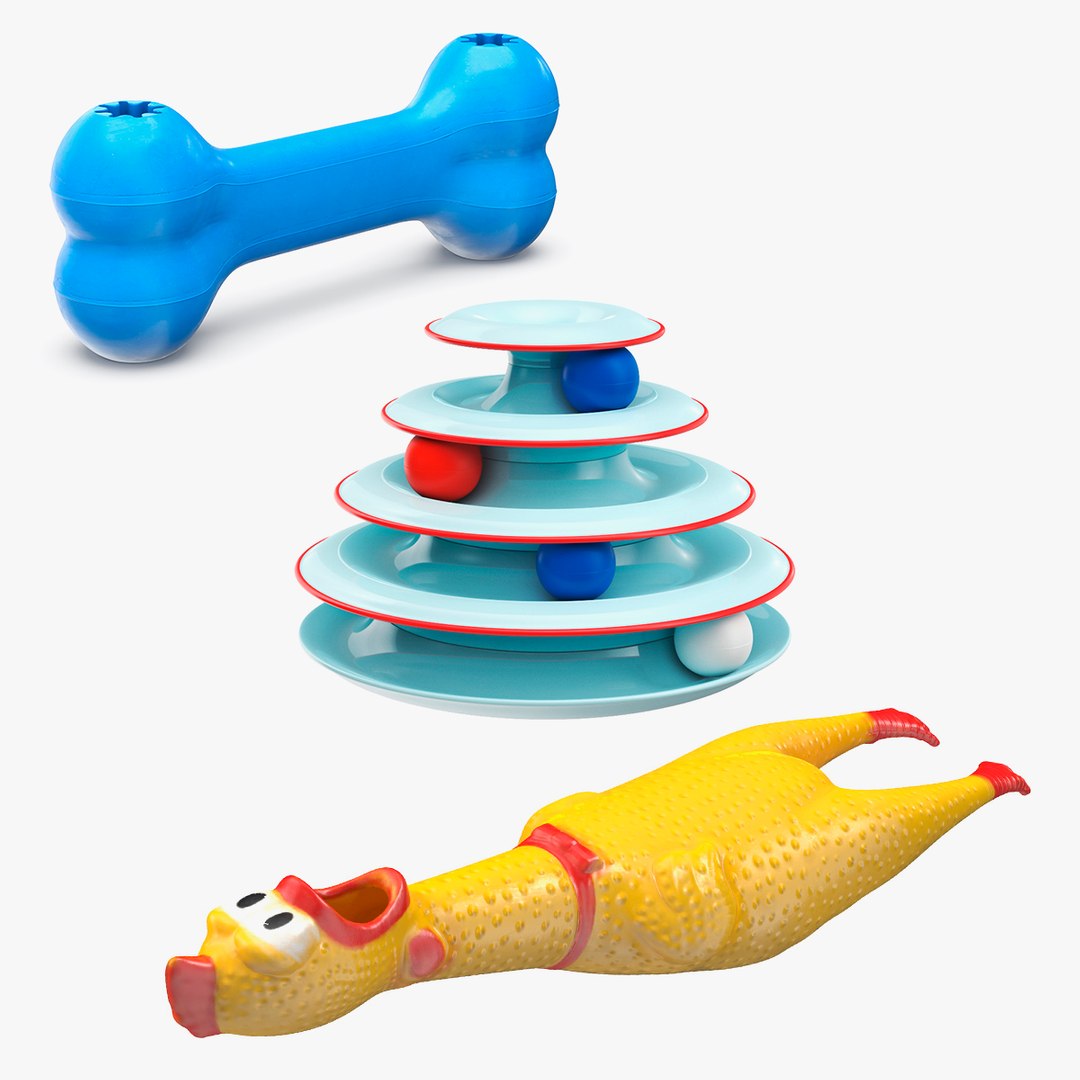 Animal Toys Collection 2 3D model preview