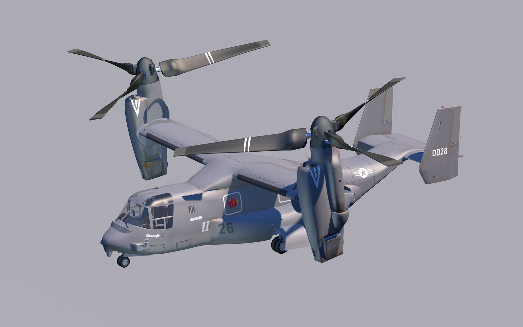 Belling V22 Osprey 3D Model - TurboSquid 1210104