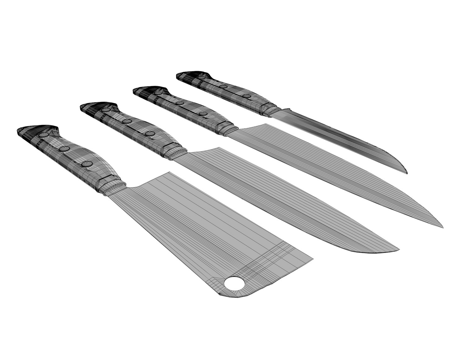 3D Kitchen Knife - TurboSquid 2024868