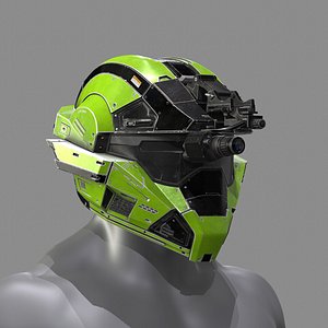 helmet halo 3D