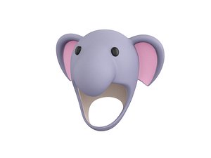 3D Prop072 Elephant Hat