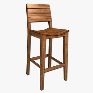 3d model bar stool