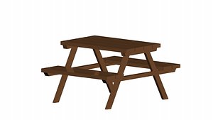 Picnic Table 3D model
