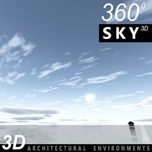 3d model sky clouds