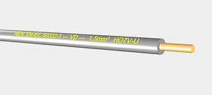 VD HO7V-U 450 750V 1,5 mm2  grey.max