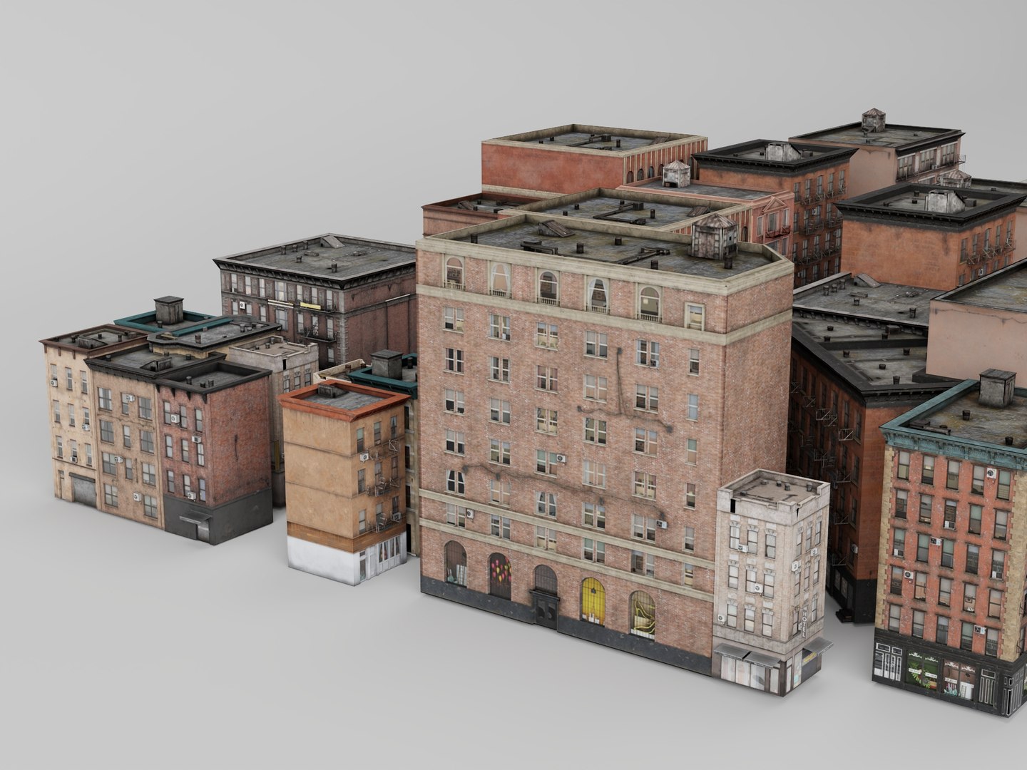 Vintage New York Red Brick Apartment Buildings 3D https://p.turbosquid.com/ts-thumb/qI/Z3eWm8/f9/19/jpg/1779075103/1920x1080/fit_q87/4b1bcbb6bbfa324e76b49b45d27439ec6b5b1fda/19.jpg
