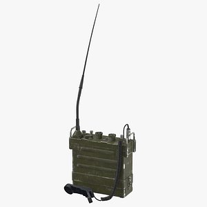 AN/PRC-77 Portable Transceiver - Communications Radio - 01