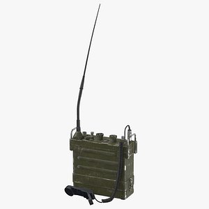 AN/PRC-77 Portable Transceiver - Communications Radio - 01