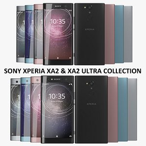realistic sony xperia xa2 3D