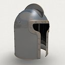 maya european barbute helmet