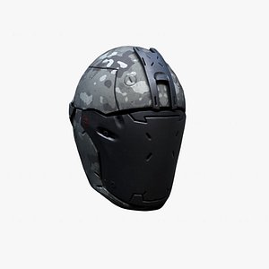 Helmet combat military Scifi 3d model