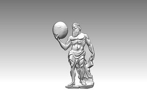 Zeus Earth God 3D model