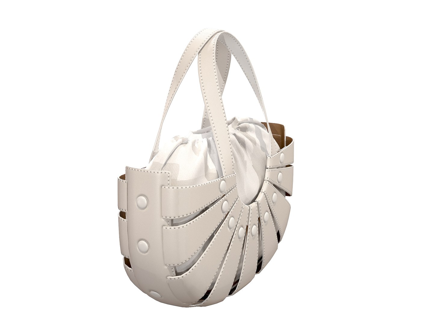 3D Bottega Veneta Shell Tote Bag 3 colors model - TurboSquid 1953478