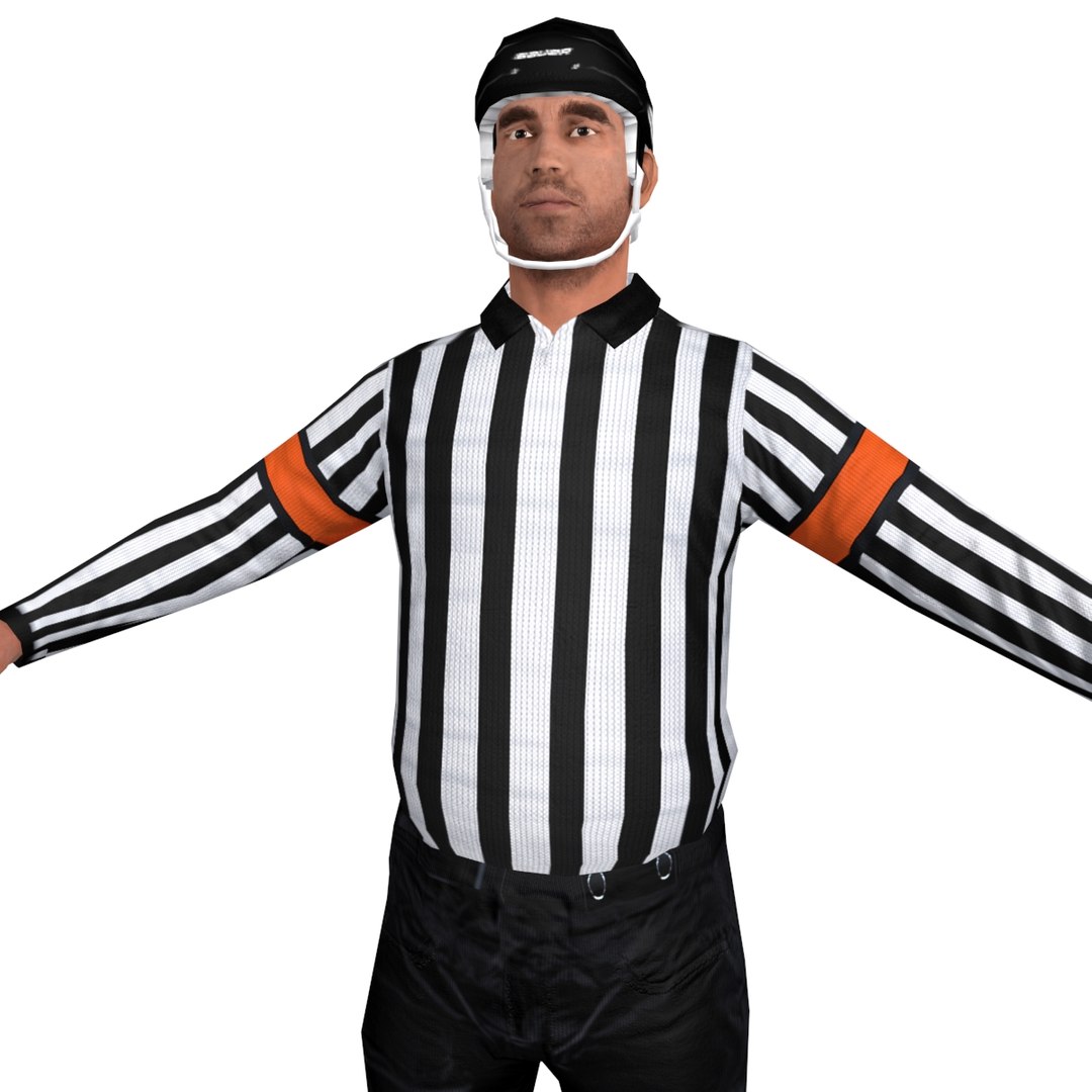 3d Model Of Hockey Referee