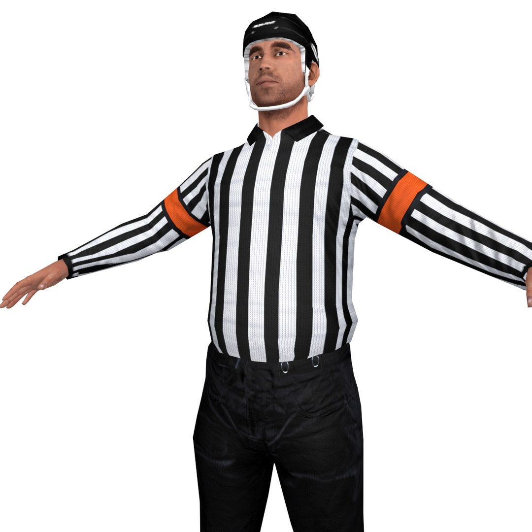 3d Model Of Hockey Referee