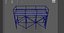 modular scaffolding 04 3D model